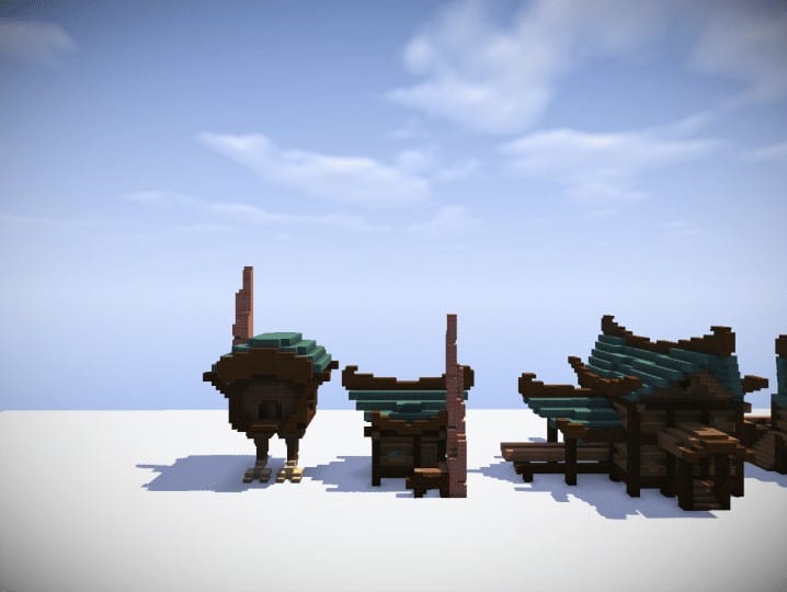 Swamp Houses Building Bundle – Minecraft Building Inc